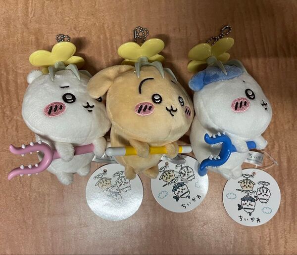 【箱梱包】新品タグ付き 全3種セット ちいかわ 討伐マスコット ちいかわ ハチワレ うさぎ