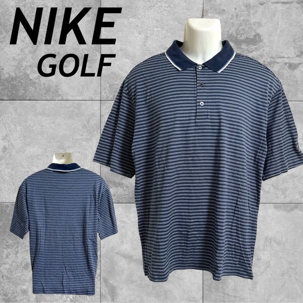 NIKE GOLF ナイキゴルフ メンズ 半袖ポロシャツ S(L相当) ウェア (S61)☆