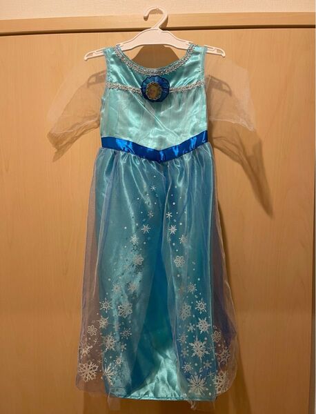アナ雪 エルサ コスチューム ディズニー 水色 100㎝ 110㎝