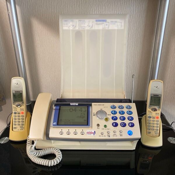brotherファクシミリFAX-350CLW 電話機 子機2機