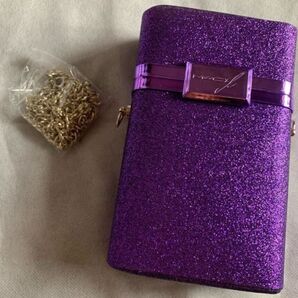 M・A・C ノベルティ BLACKPINK リサ コラボ ポーチ 推しグッズ 紫 ポーチ ポシェット マック ライブ パーティ