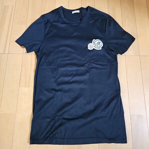 MONCLER ブラック Tシャツ パッチ付き