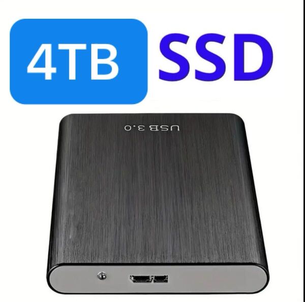 外付けSSD 4TB USB3.0 アルミニウム合金 新品 no