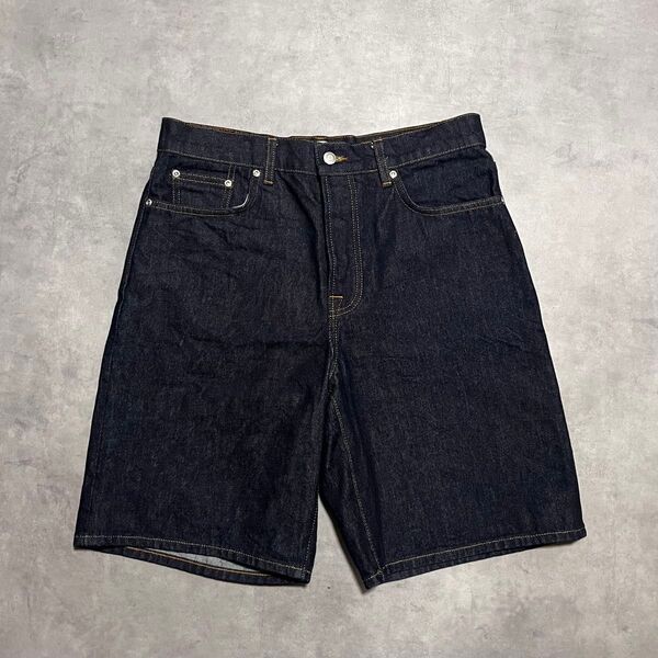 STUSSY BIG OL' SHORT DENIM RINSED INDIGO