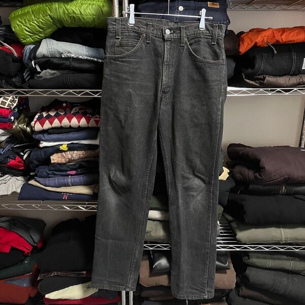 80's リーバイス levi’s 505 32×30 先染めブラック usa製 ケアタグ期 デニムパンツ