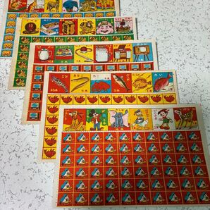 昭和レトロ紙モノ 印刷 切り抜き 5枚 当時物 駄菓子屋