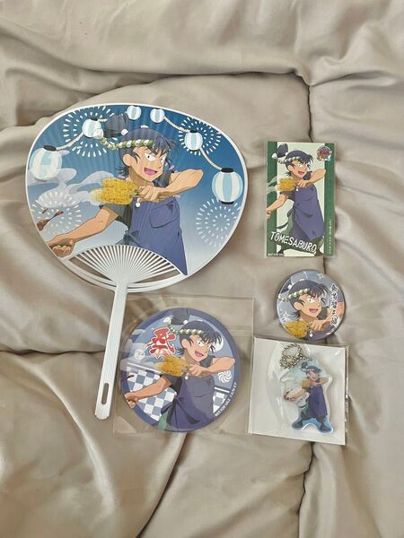 忍たま乱太郎 忍たま 茶屋 食満留三郎 うちわ 特典 カード 缶バッジ アクリルキーホルダー アクキー コースター