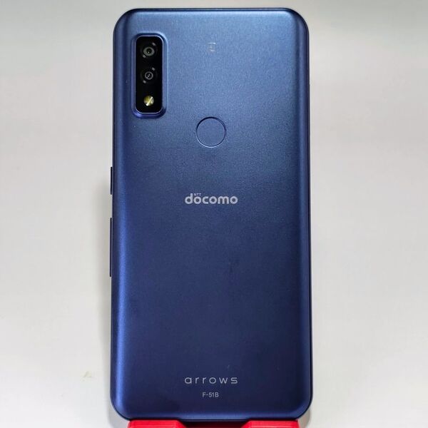 arrows We F-51B 5.7インチ メモリー4GB ストレージ64GB ネイビー 本体のみ 中古 動作品