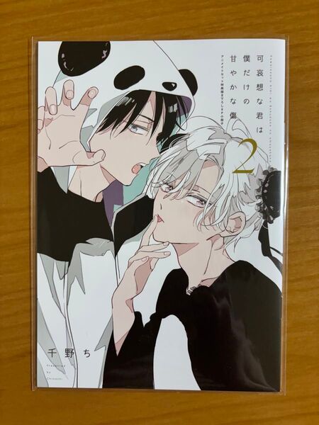 BLコミック 千野ち 可哀想な君は僕だけの甘やかな傷2 特典 小冊子