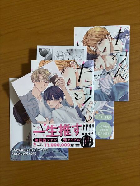 BLコミック ごくほし たつくんとトーヤ 特典 リーフレット 小冊子 コミコミ とらのあな アニメイト