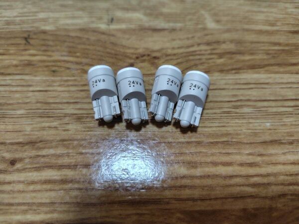 【三和電子】 照光式押しボタン用 LEDランプ 【SWA-LED】白24V 4個