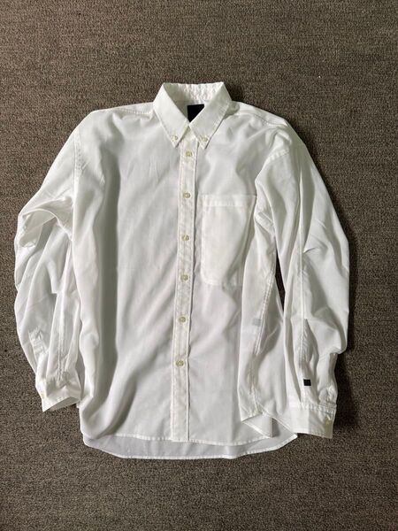 【美品】DAIWA PIER39(ダイワ ピアサーティーナイン) BUTTON DOWN SHIRT L/S ホワイトS