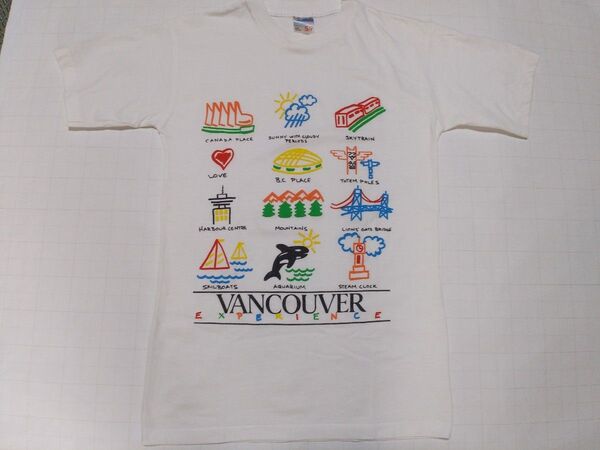 80s 90s カナダ製 バンクーバー お土産T スーベニア S ヴィンテージ 半袖Tシャツ ビンテージ