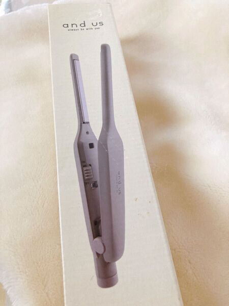 and us 前髪 ヘアアイロン 新品未使用 限定 完売品 軽量 SALONIA ストレートヘア 美容家電 家電 ヘアケア