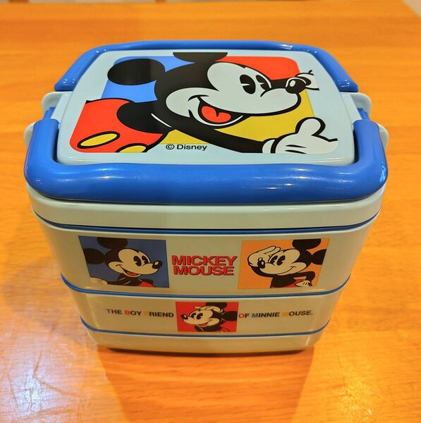 ディズニー ミッキーマウス 三段式 弁当箱 遠足 運動会