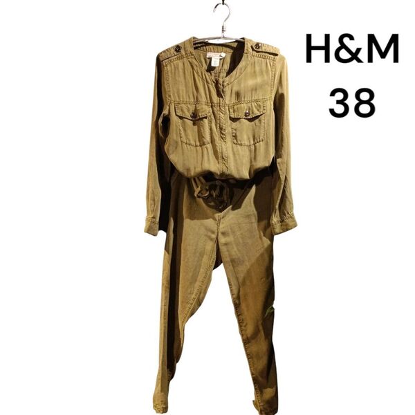 H&M ジャンプスーツ カーキ 38