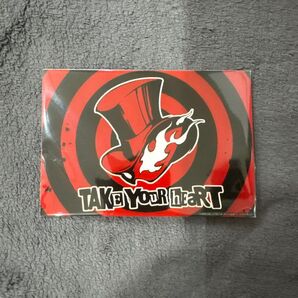 【即購入OK】ペルソナ5 ロゴ TAKE YOUR HEARTブロマイド 期間限定セガコンテンツプリントvol.4【匿名即日配送】