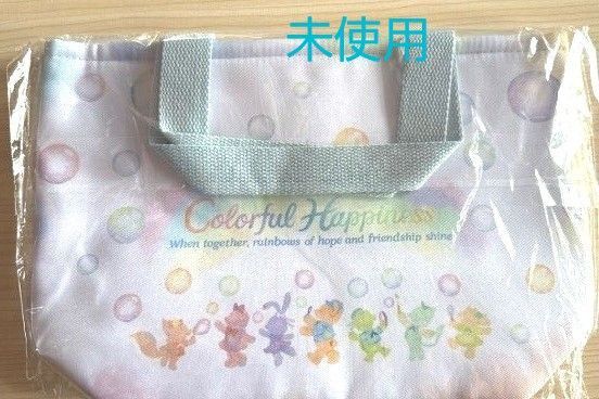 新品 ディズニー ダッフィー&フレンズ20周年 カラフルハピネス スベニア ランチケース トートバッグ TDS