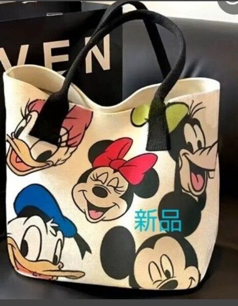 ディズニー トートバッグ ミッキー ドナルド ミニー グーフィー デイジー バッグ 手提げ 新品