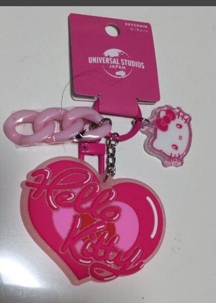 ユニバ USJ キティちゃん ハローキティ キーホルダー チャーム 新品 キティ