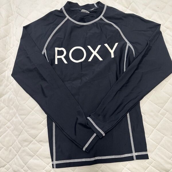ラッシュガード レディース 黒 ブラック S M 長袖 ROXY