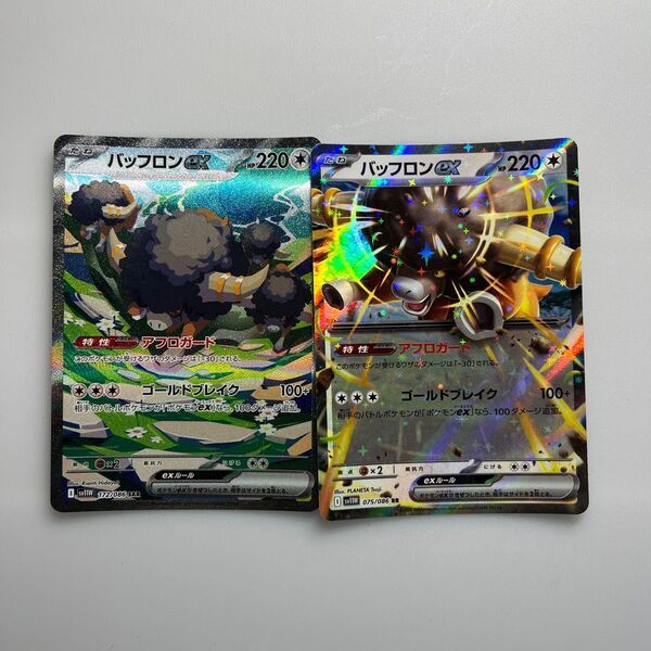 ポケモンカード バッフロンex SAR RR 2枚セット ブラックボルト