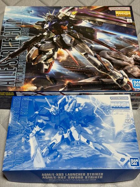 MG 1/100 エールストライクガンダム Ver.RM & Ver.RM用 ランチャーストライカー/ソードストライカーパック