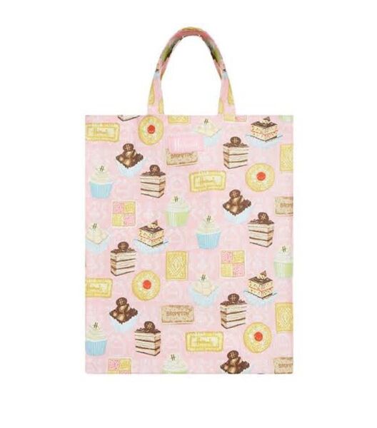 訳有り Harrods ハロッズ アフタヌーンティー トートバッグ エコバッグ ケーキ カップケーキ