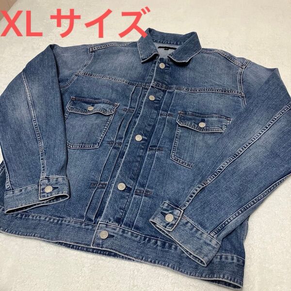 ユニクロ デニムジャケット 2nd セカンド ブルー 希少サイズXL 美品 UNIQLO 507xxタイプ 完売品 未使用タグ無