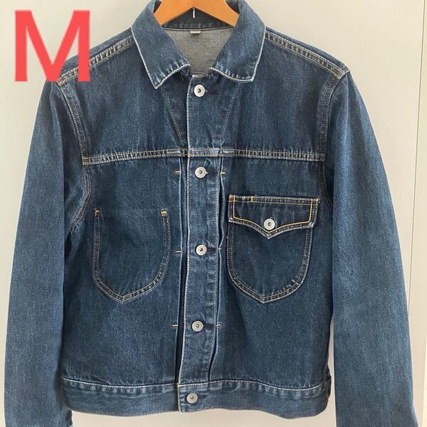 オールド UNIQLO ユニクロ デニムジャケット完売品 1stモデル gジャン 希少 レア 美品 Mサイズ 濃紺 ネイビー 男女