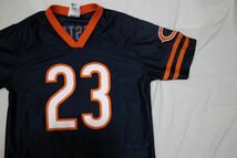 【古着GAME TOPS レアNFLシカゴベアーズユニフォームTシャツ紺L(16-18)】アメフトChicagoBears Devin Hester hiphopdance VINTAGE_画像1