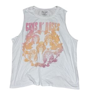GUNS N' ROSES ガンズアンドローゼス ガンズ ノースリーブ Tシャツ XLサイズ タンクトップ バンドTシャツ ロック