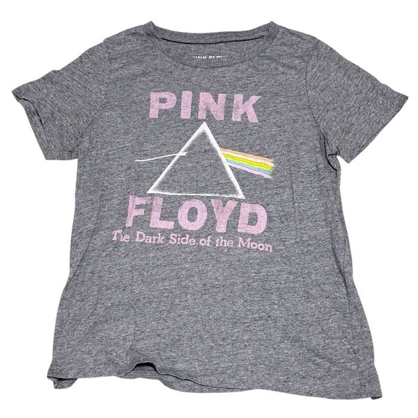 PINK FLOYD ピンクロイド Tシャツ XL レディースカットソー 狂気~The Dark Side of the Moon