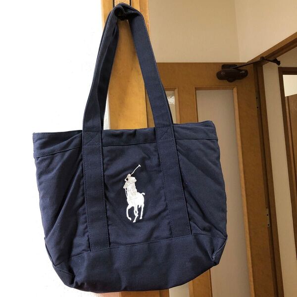★ポロラルフローレンPolo Ralph Laurenキャンバストートバッグサイズ縦 約 30cm 横 約 38cm ★