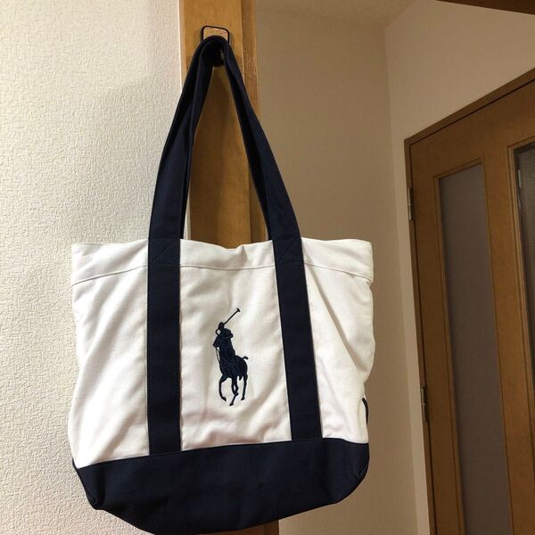★ポロラルフローレンPolo Ralph Laurenキャンバストートバッグサイズ縦 約 30cm 横 約 38cm ★