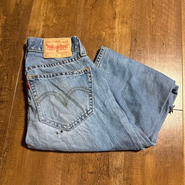Levi's リーバイス ジーンズ デニムパンツ ジーパン ライトブルー メンズ ストリート アメカジ 30/30 古着
