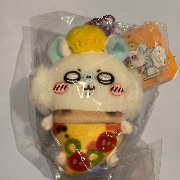 ちいかわ おそろいピザなマスコット モモンガ ぬいぐるみ ハロウィン