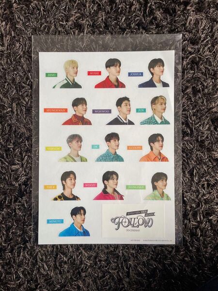 seventeen FOLLOW AGAIN シネマ ステッカー 入場特典