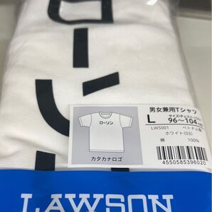 ラスト商品 ローソン オリジナルTシャツ カタカナロゴ Lサイズ LAWSON