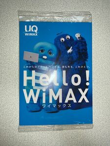 UQ WiMAX ブルーガチャムク メモ帳