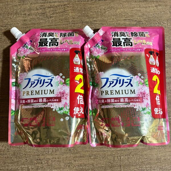 ファブリーズ 布用 W除菌+消臭 プレミアム パステルフローラル&ブロッサムの香り つめかえ用 特大 640ml