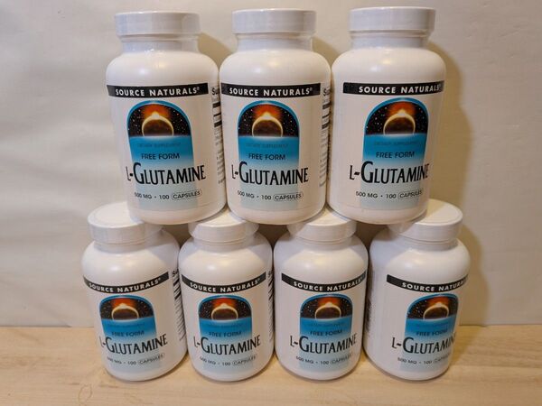 Source Naturals L-グルタミン 7個 まとめ売り