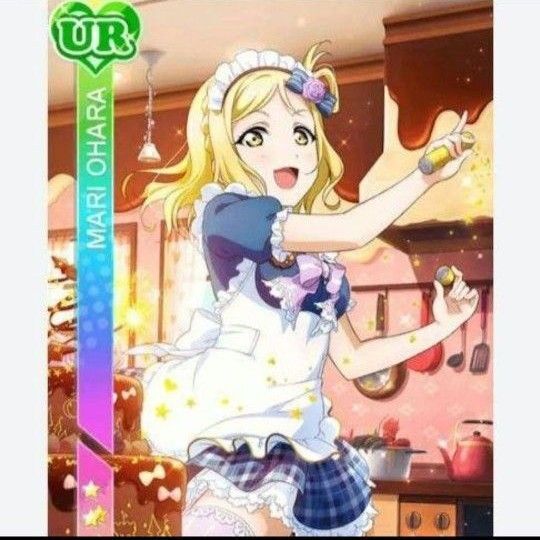 ラブライブ!サンシャイン!小原鞠莉 バレンタイン編 コスプレ衣装 大きめサイズ