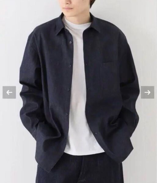 COMOLI コモリ デニムシャツ 23SS 試着のみ ノンウォッシュ ライトオンス リジッド