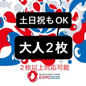 全日可能 大阪 関西 万博 大人2枚以上対応可 チケット土日祝可能 大阪万博 ペア
