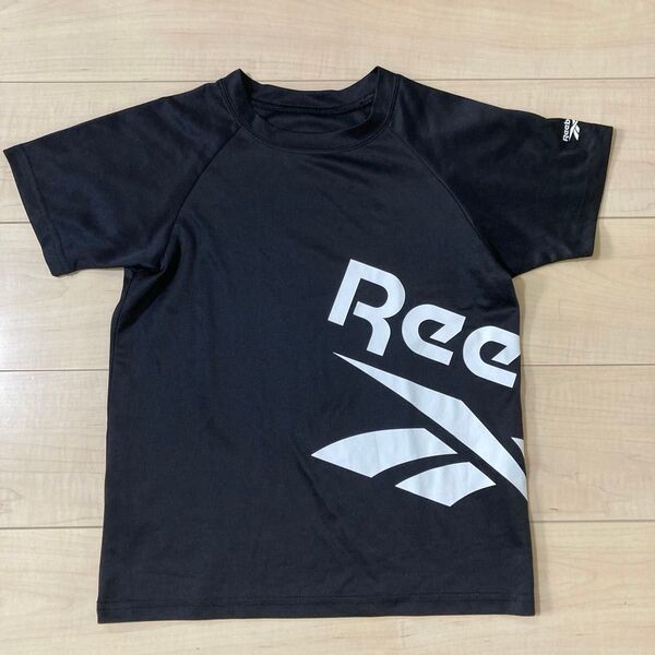 リーボック Reebok 黒 メッシュ 半袖Tシャツ Tシャツ サイズ 140 子供 キッズ