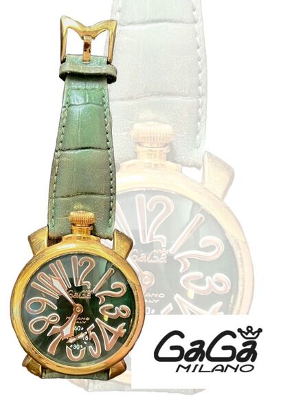 正規品 GaGa MILANO マニュアーレ48mm 手巻き腕時計 ガガミラノ