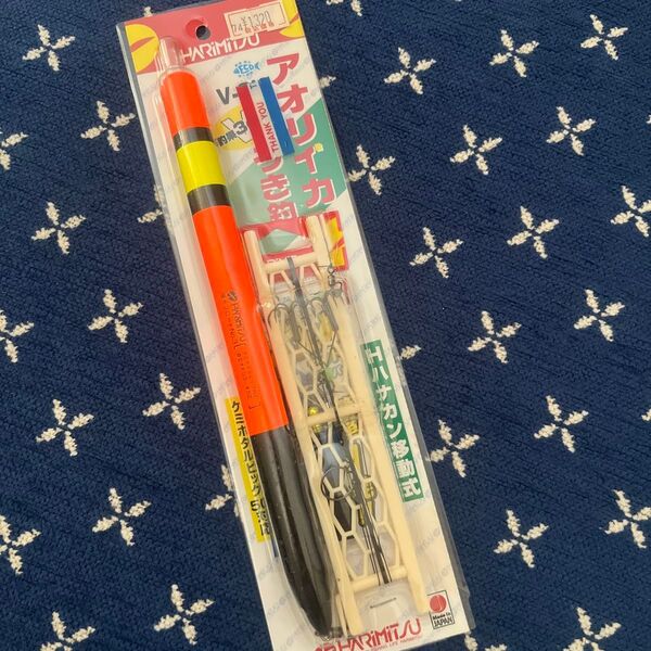 釣具セット アオリイカ仕掛け ウキ釣り ケミホタル 未使用 泳がせ釣り【ハリミツのV-3H アオリイカうき釣りV型ハナカン】
