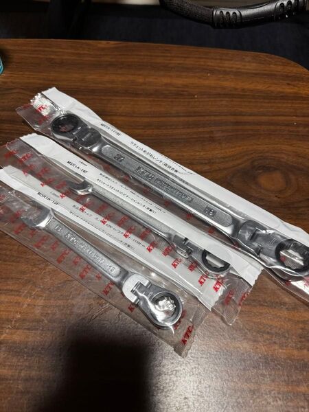 KTC ショートラチェットコンビ(首振)MSR1A-13F,14F ラチェットめがね(両頭首振)MR1A-1719F