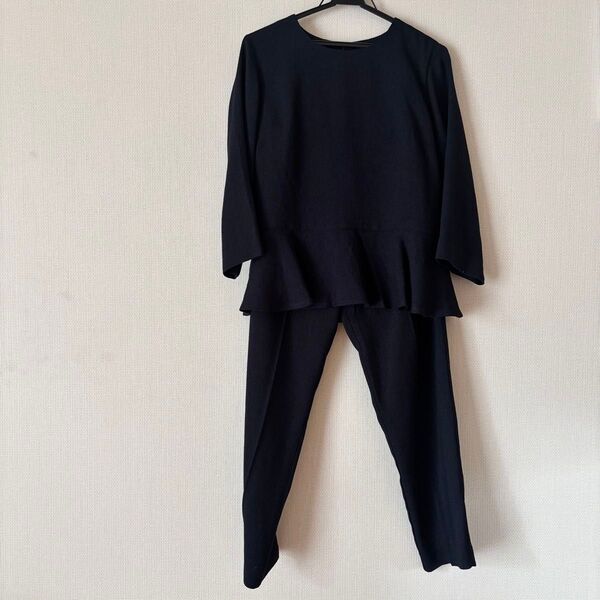 セットアップ ネイビー パンツ